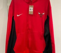 Chicago Bulls Nike Showtime Jacket -Dri-Fit with Hoodie-XXL