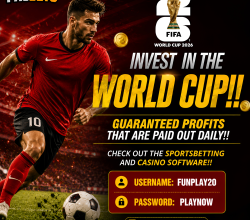 INVESTORS NEEDED FOR WORLD CUP!